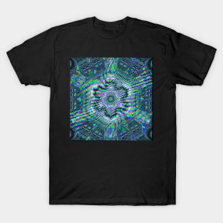 Metatronic Motion - Midnight Flux Wave T-Shirt